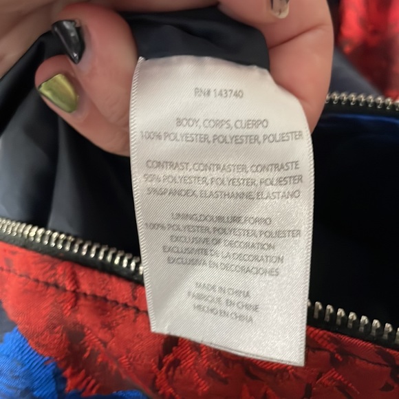 Endless Rose Silky Rose Bomber Jacket Size M - Picture 6 of 8